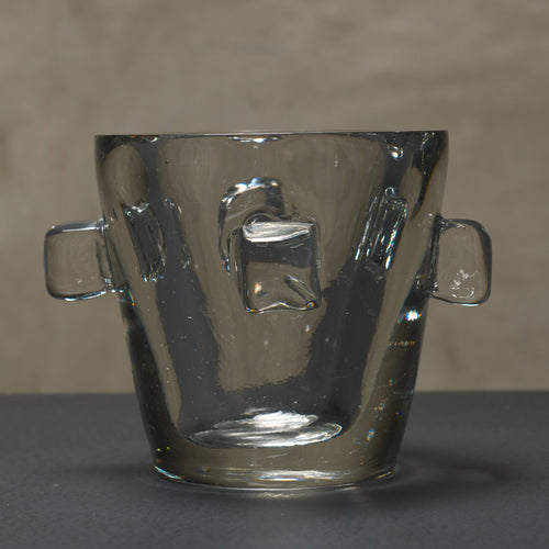 ARCHITECT PEDRO RAMIREZ VASQUEZ (1919-2013) CAST CRYSTAL ICE BUCKET
